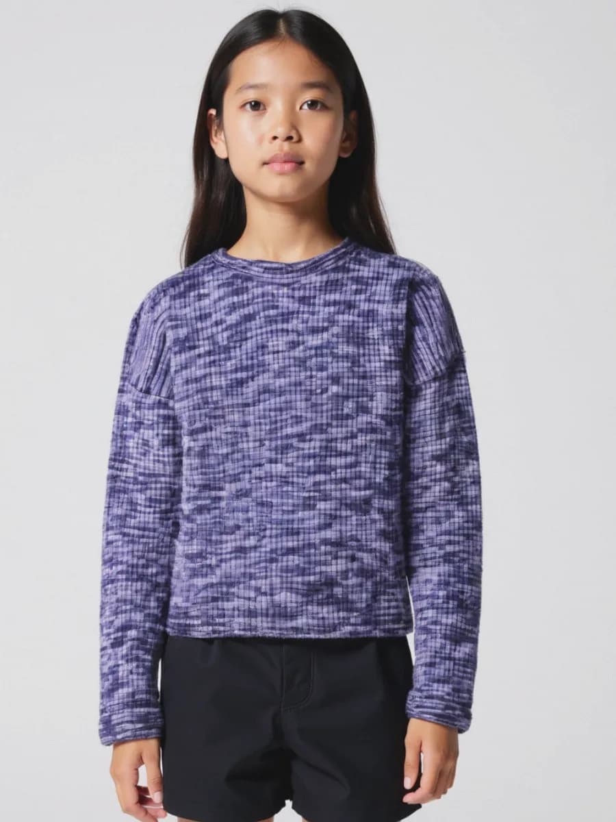 Джемпер оверсайз в рубчик свитер свободный - фото 1