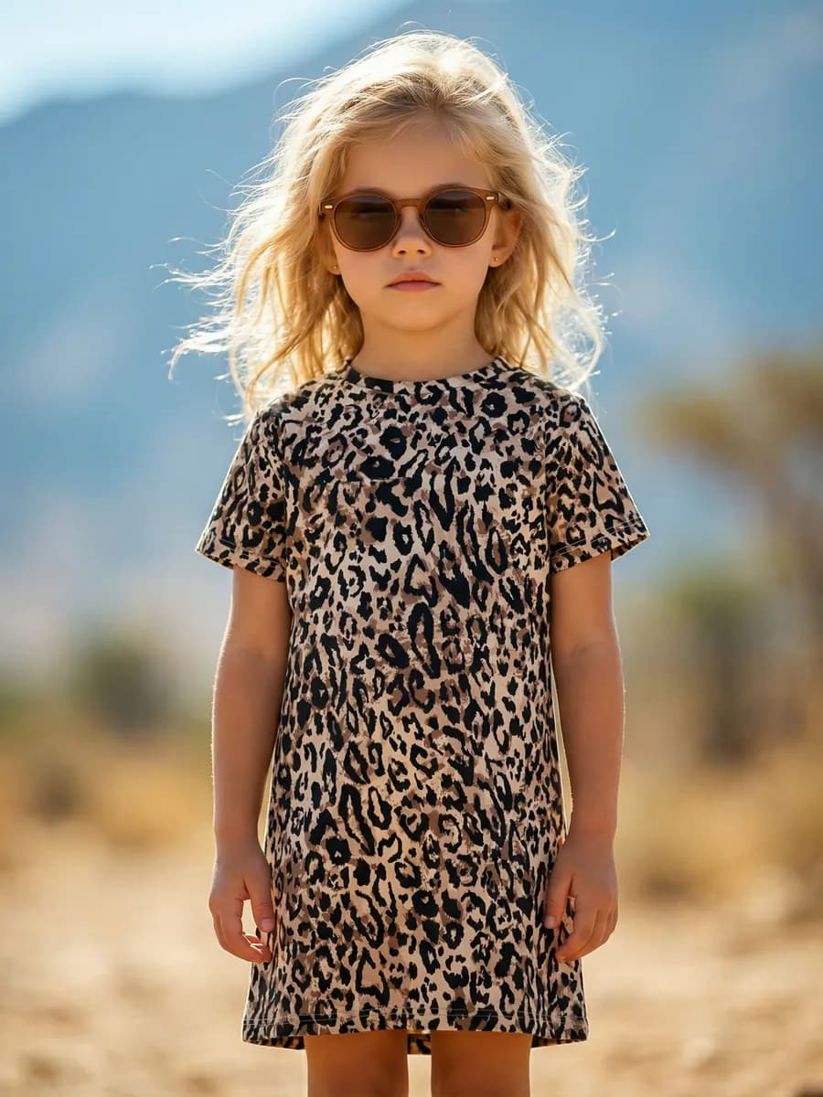 Платье - футболка в садик туника детская