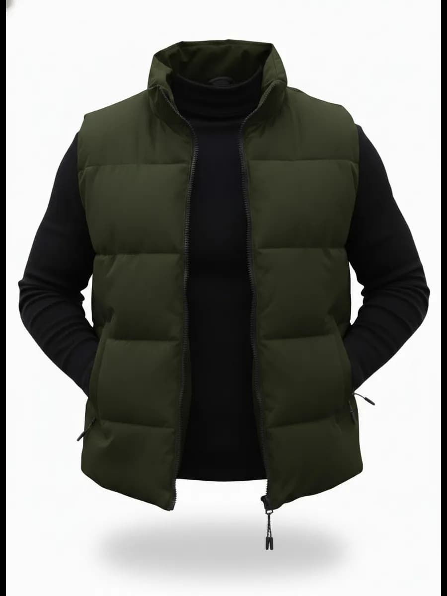 Жилетка утепленная безрукавка демисезонная