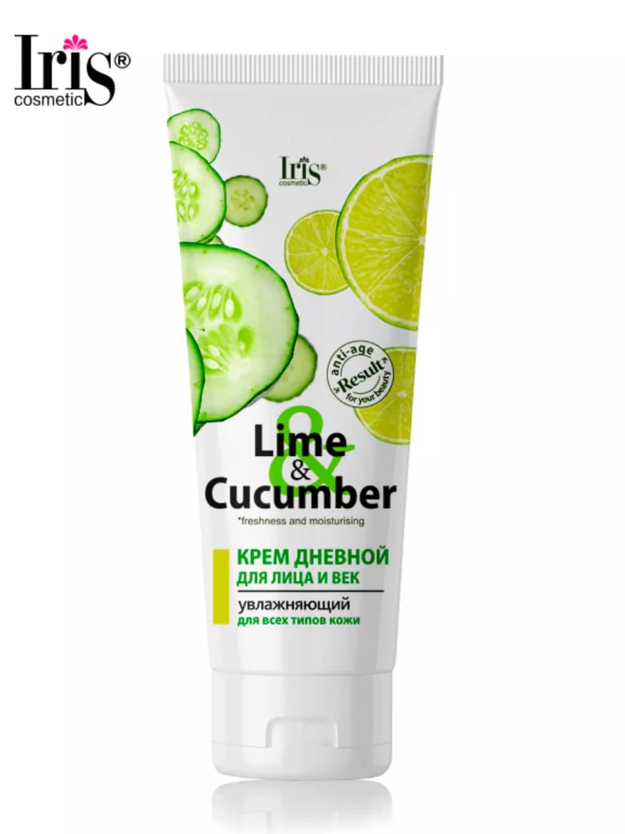 Крем для лица и век увлажняющий Lime&Cucumber
