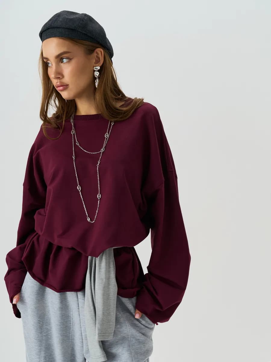 Лонгслив оверсайз