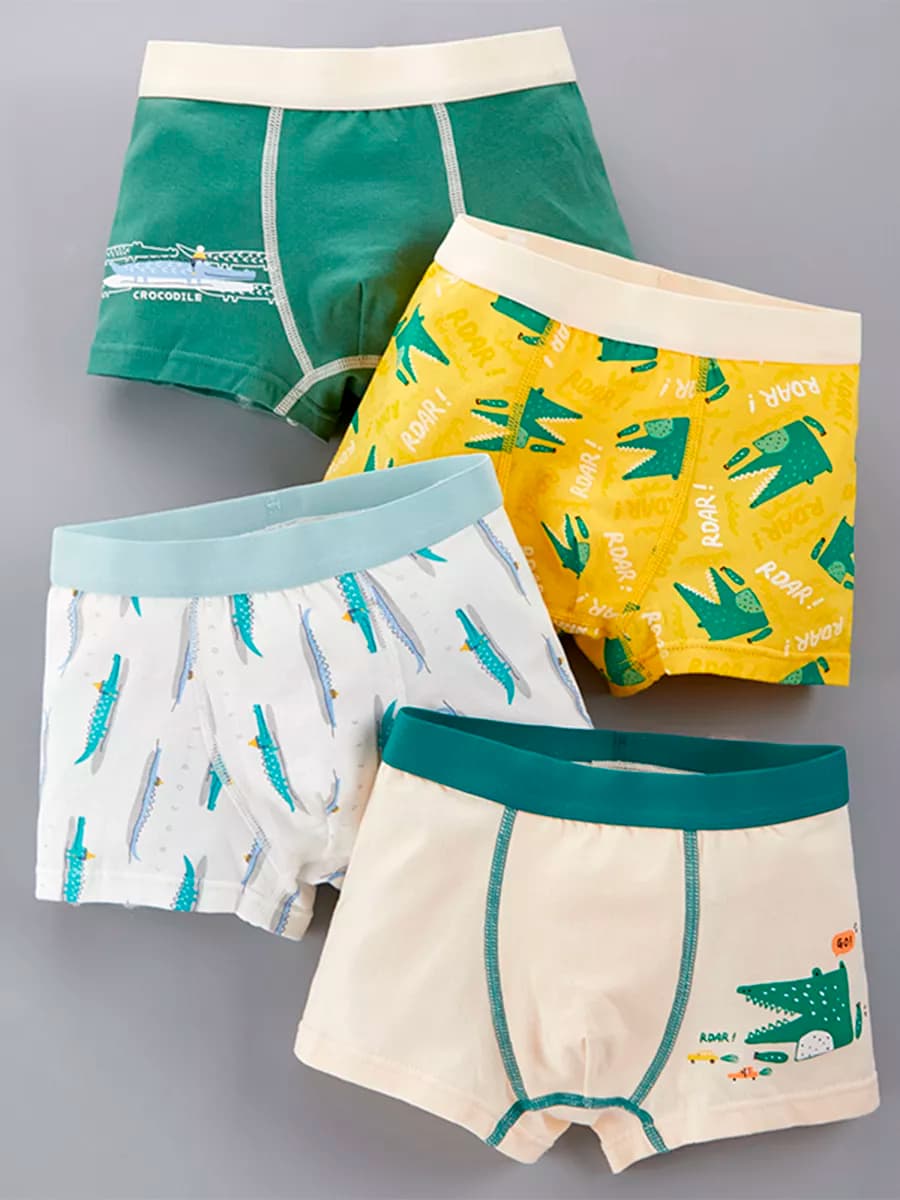 Трусы боксеры детские набор 4 штуки