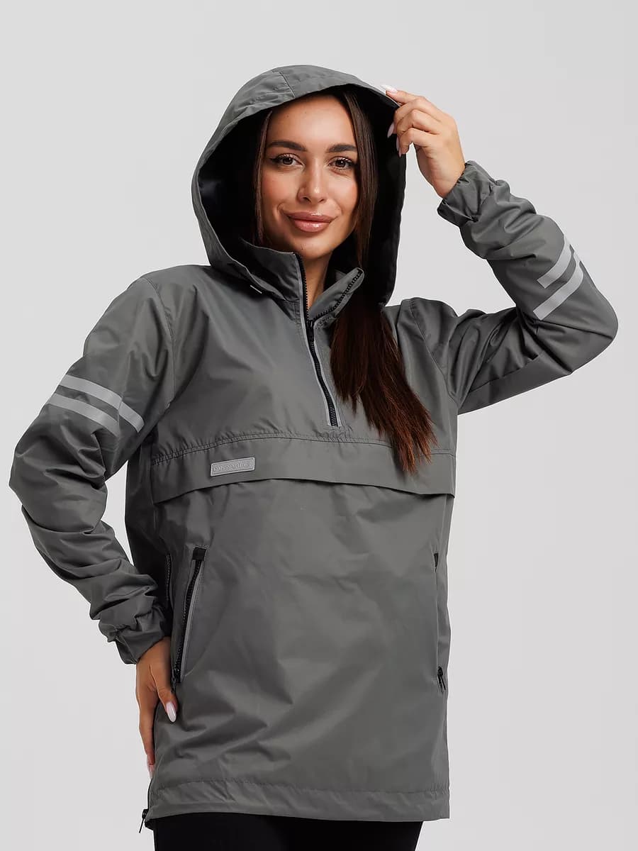 Анорак ветровка со светоотражающими для бега