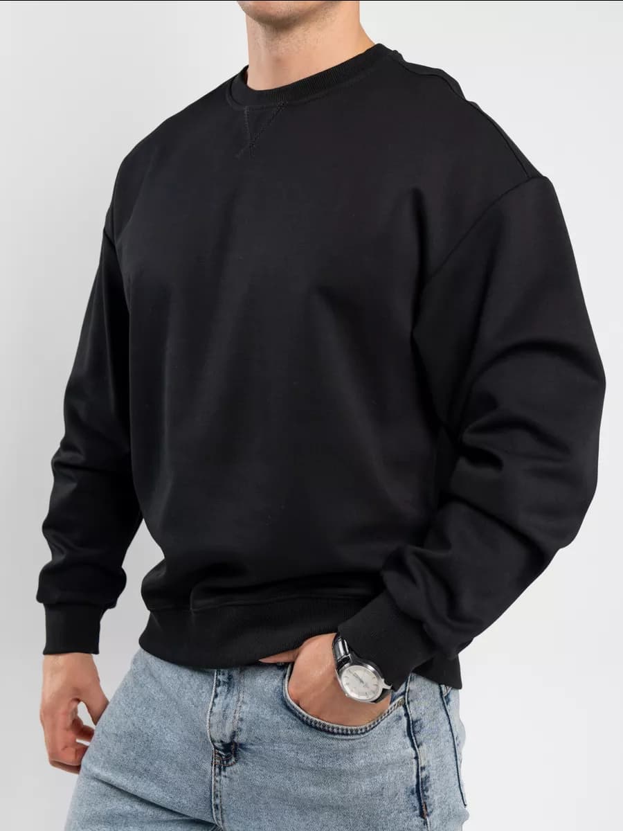 Свитшот оверсайз толстовка хлопок