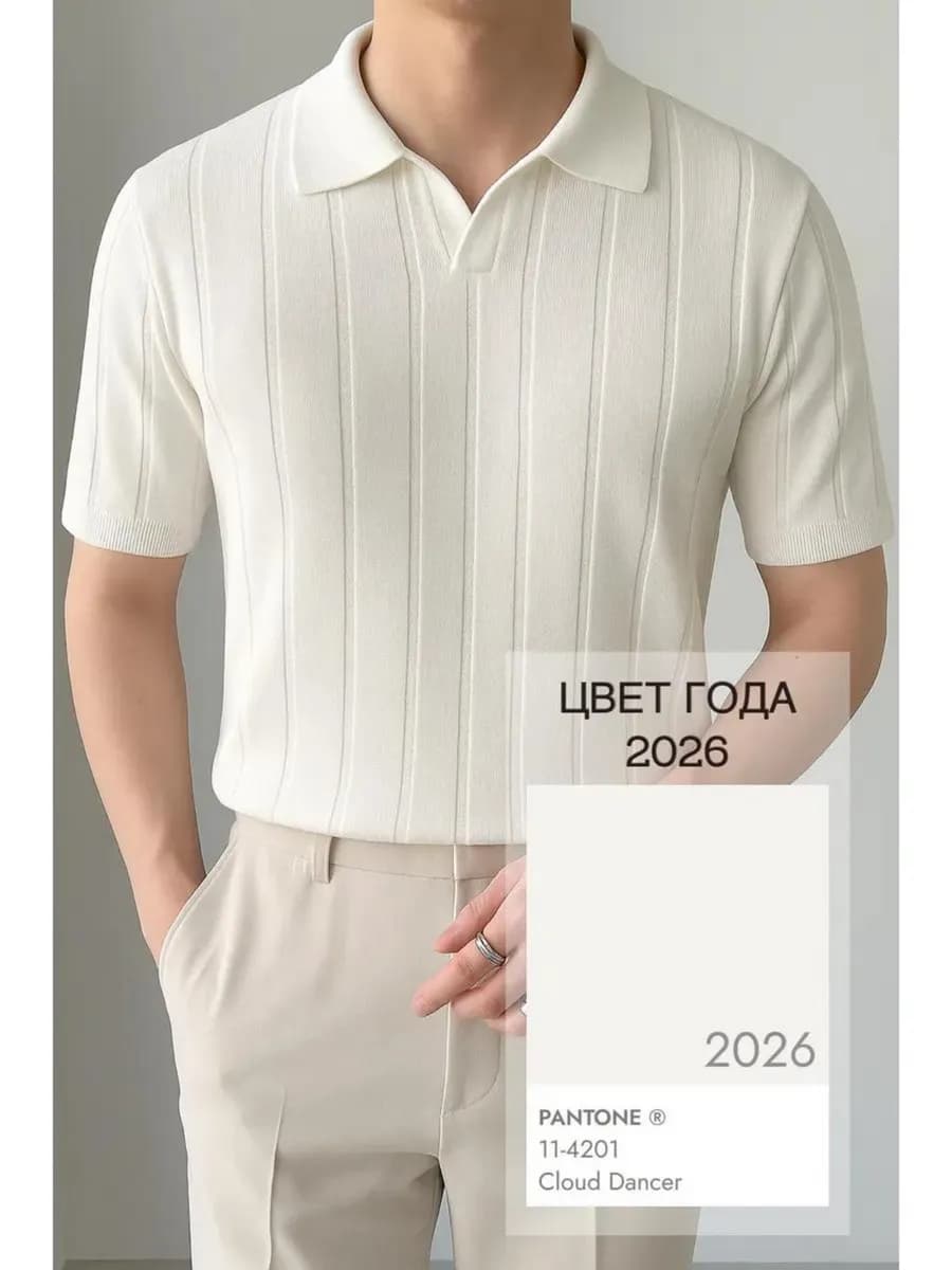 Футболка поло с коротким рукавом