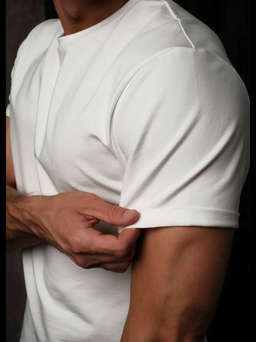 Футболка базовая однотонная хлопок