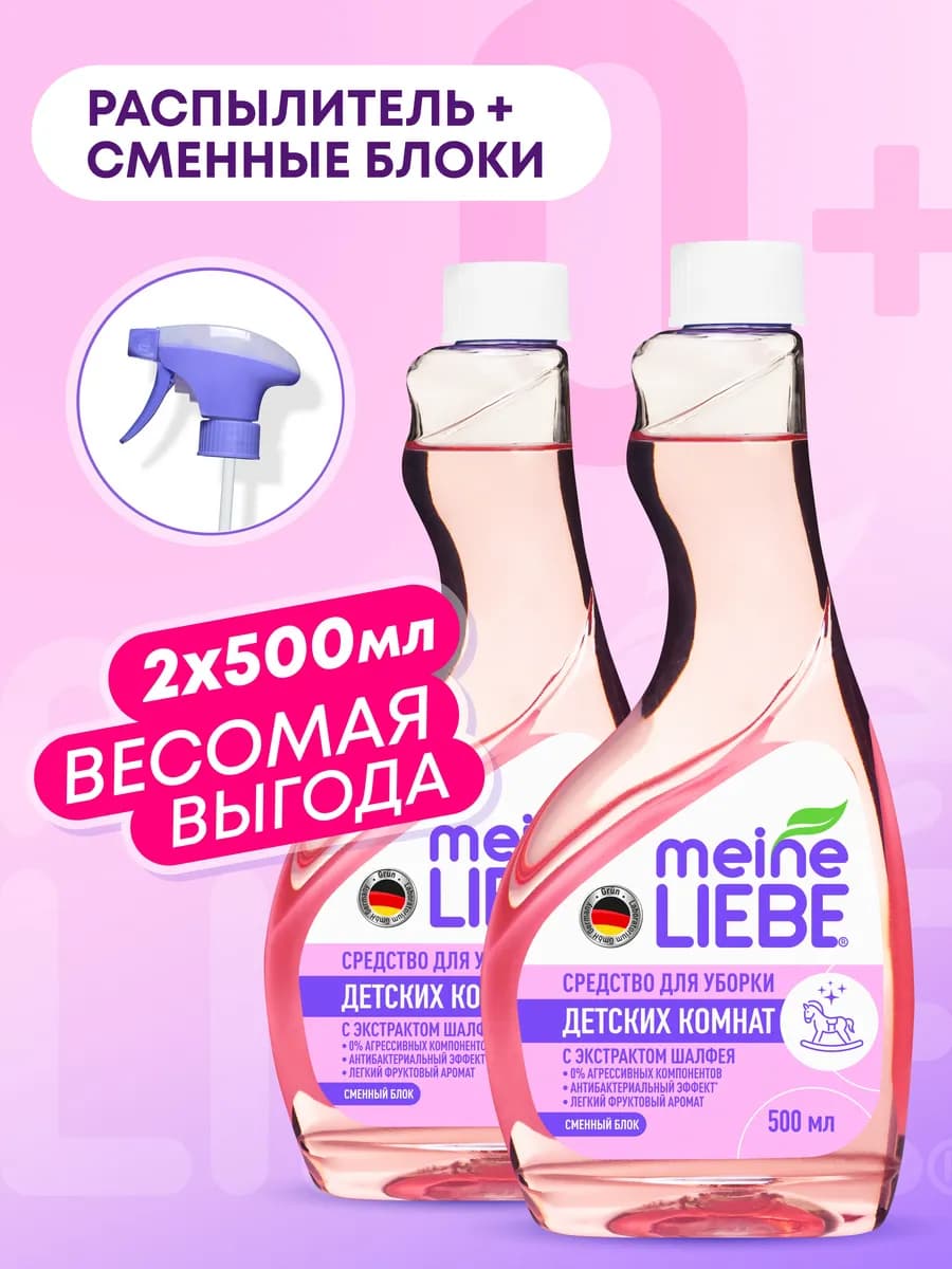 Спайка Средство для уборки детских комнат + сменный блок