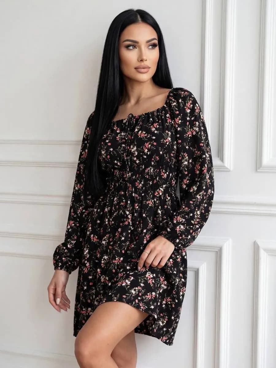 Платье нарядное в офис и на праздник - фото 1