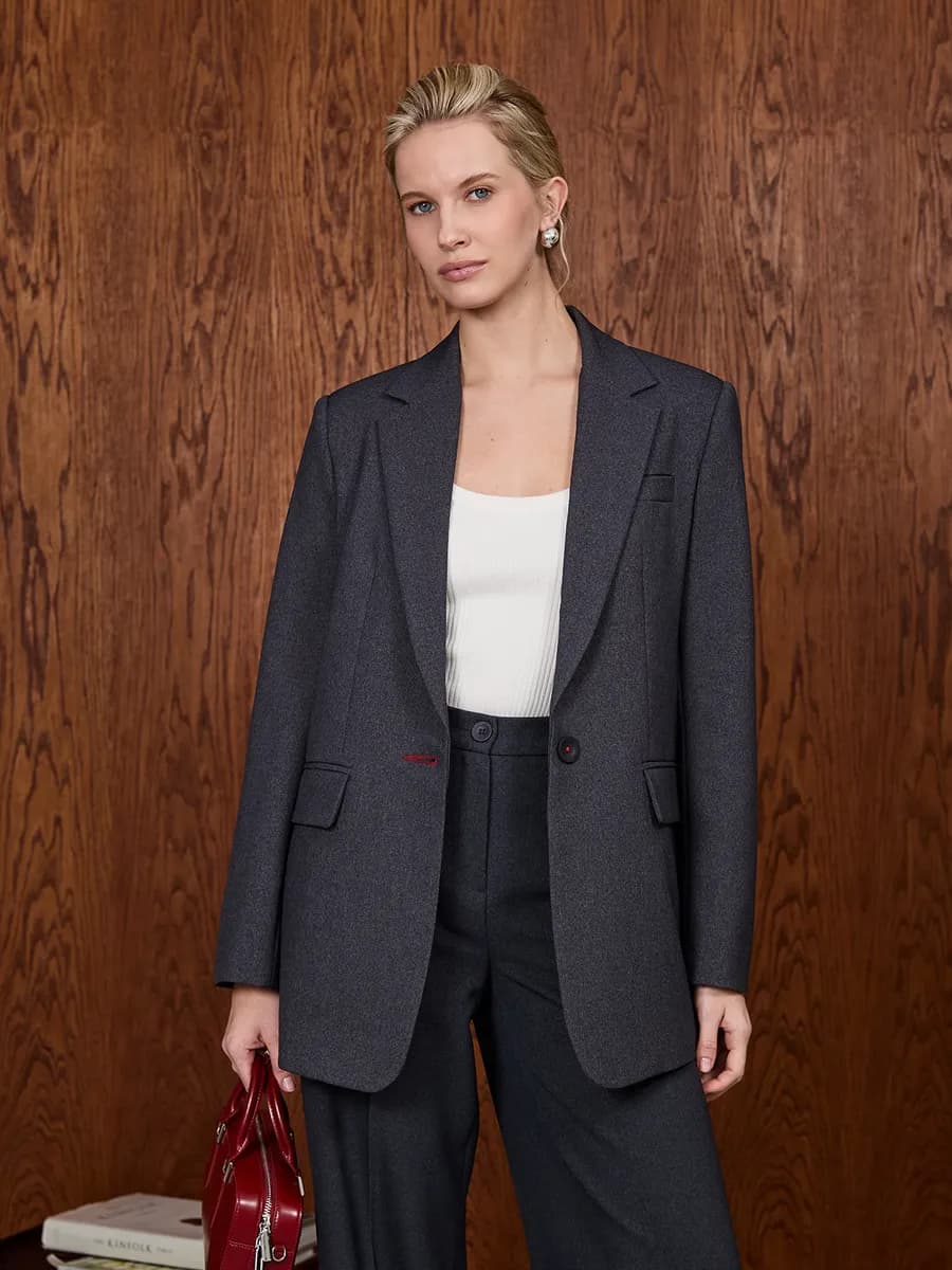 Пиджак жакет оверсайз классический прямой