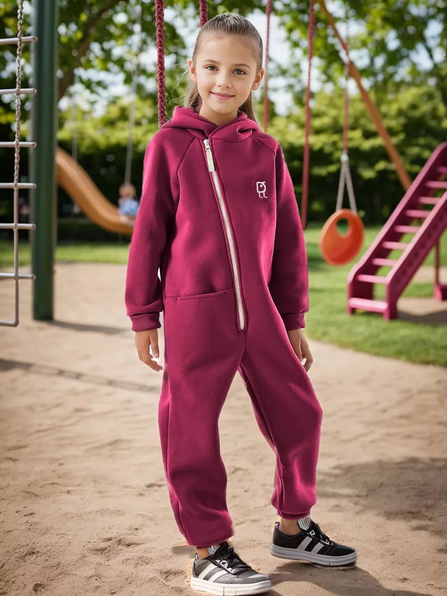 Комбинезон детский утепленный с начесом на молнии