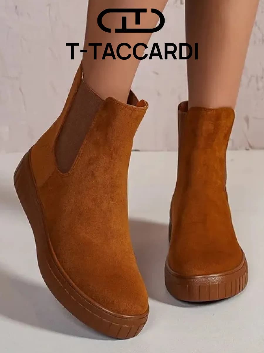 Ботинки женские челси демисезонные на платформе