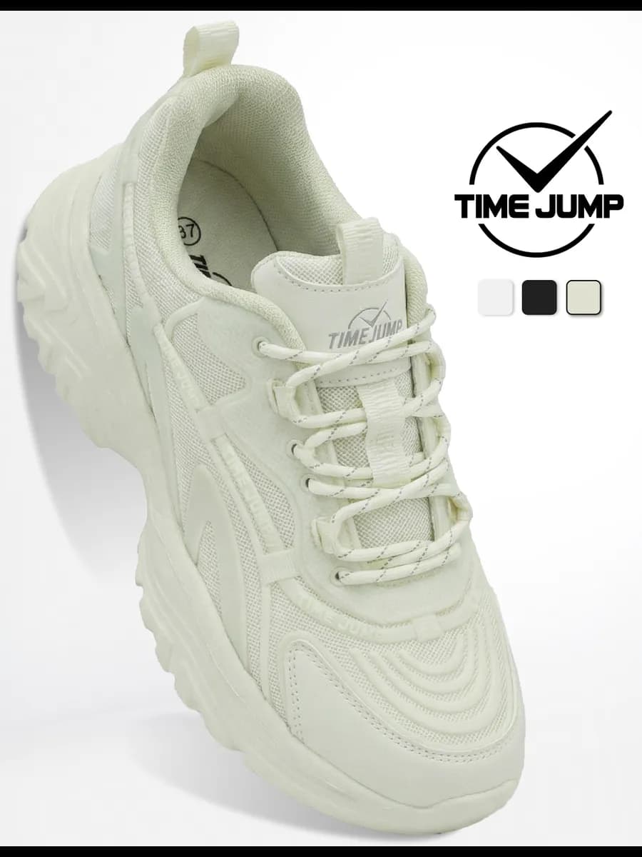 Кроссовки женские бежевые дышащие