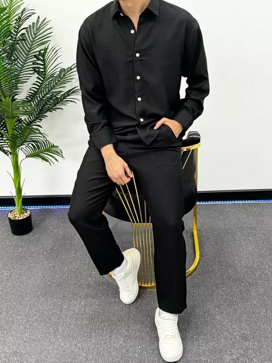 Костюм летний оверсайз с брюками