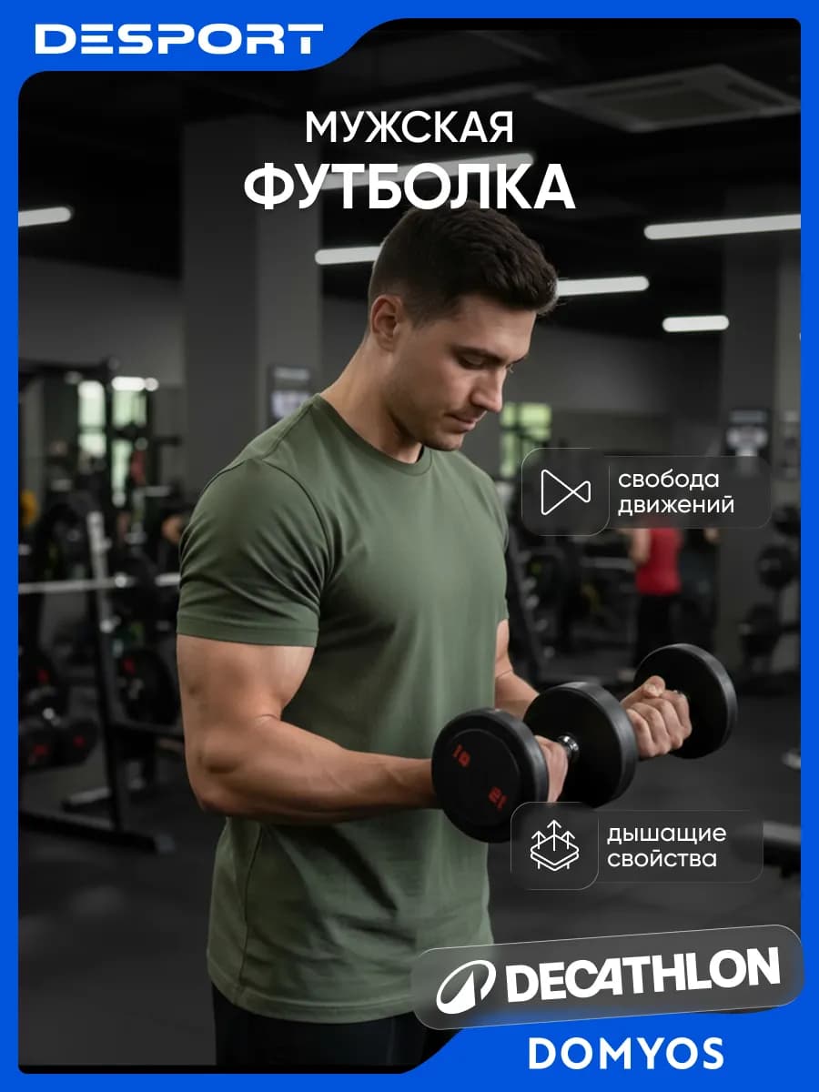 Спортивная футболка для спорта и тренировок
