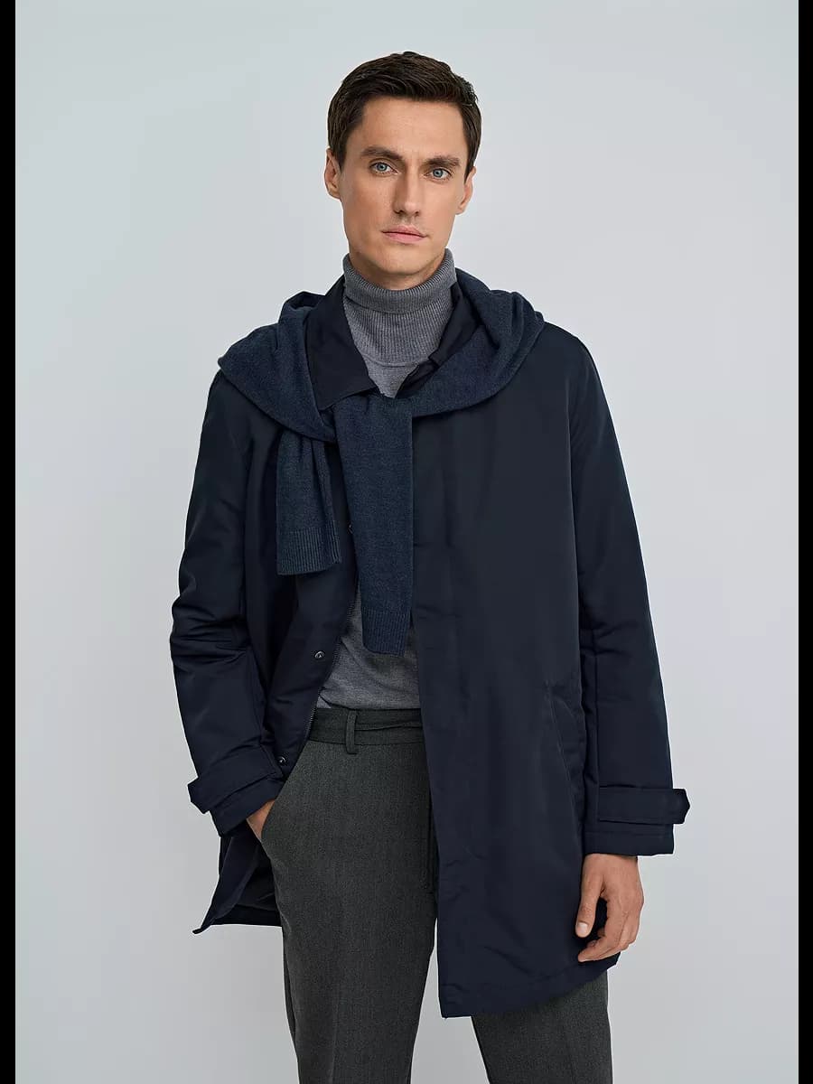 Классический утепленный плащ