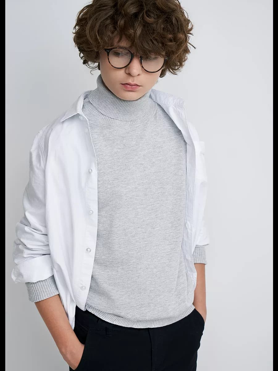 Вязаный джемпер для мальчиков