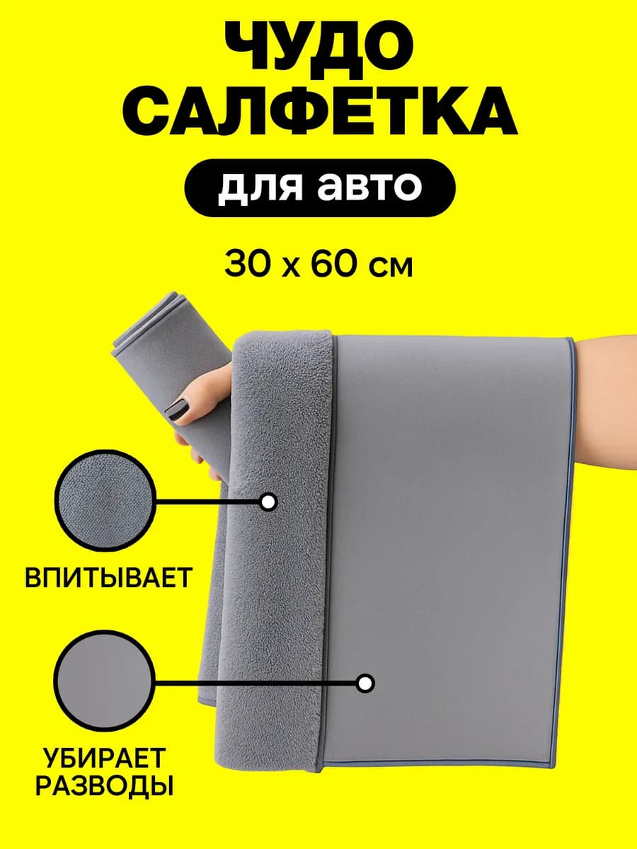 Микрофибра для сушки автомобиля тряпка для машины