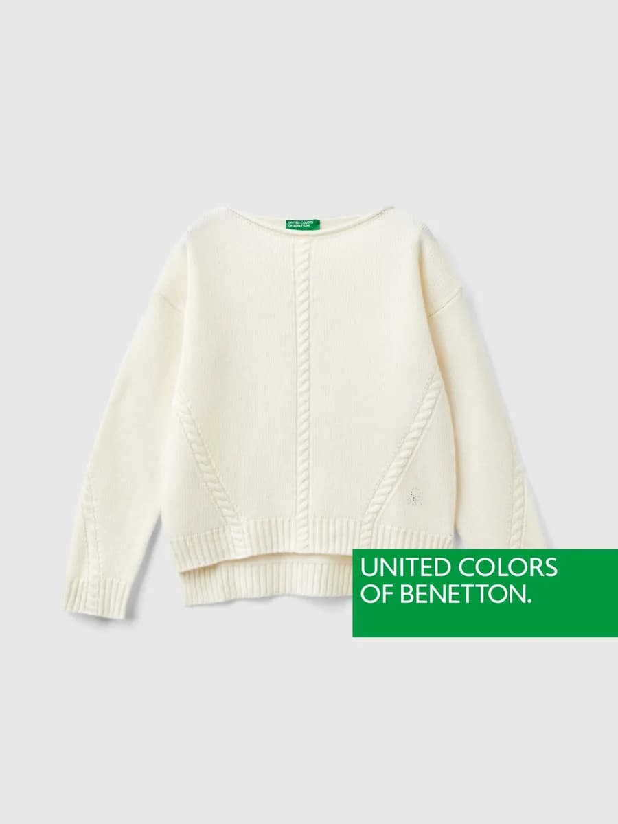 Джемпер школьный из смесовой шерсти