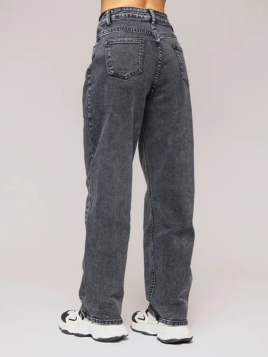 Джинсы черные варенка