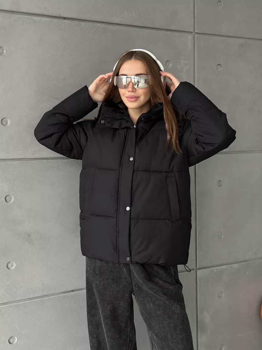 Пуховик куртка зимняя с капюшоном