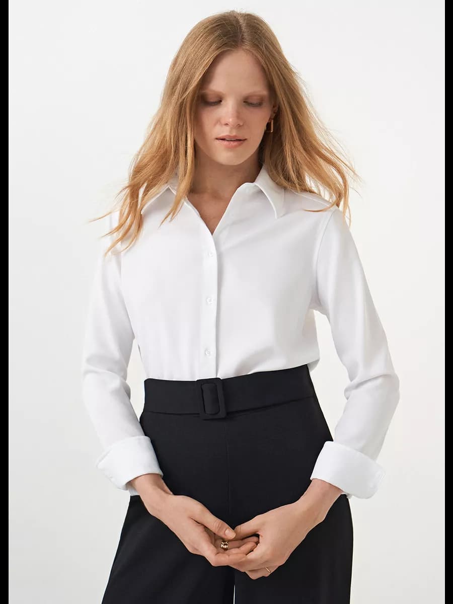 Рубашка Regular Fit белая