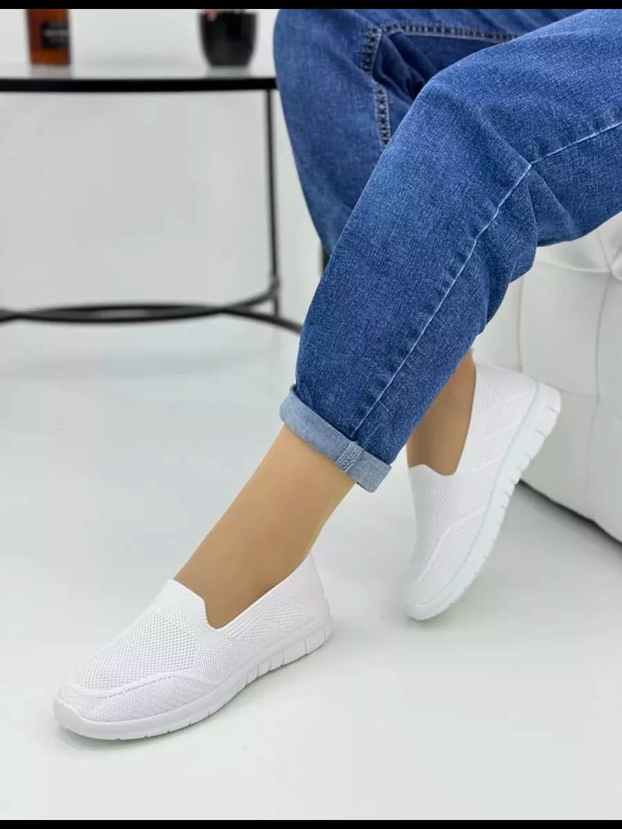 Кроссовки женские Слипоны Тряпочные кроссовки для фитнеса