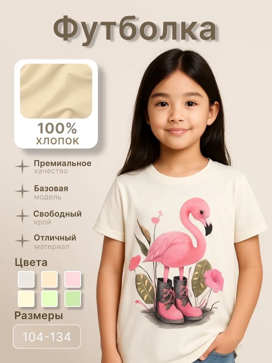 Футболка для девочки
