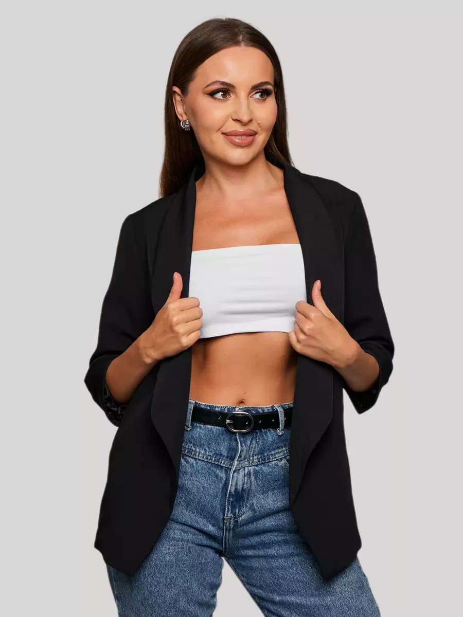 Пиджак классический удлиненный жакет