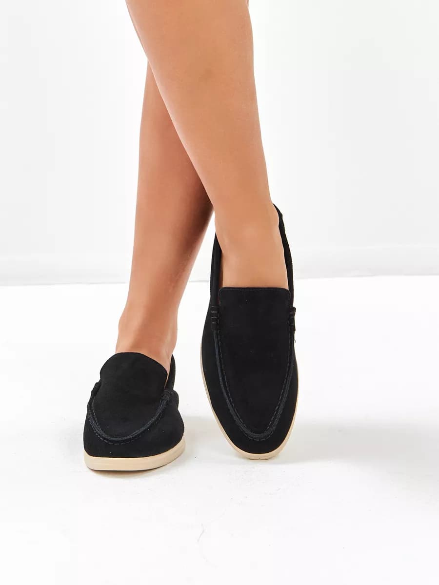 Мокасины из натуральной замши