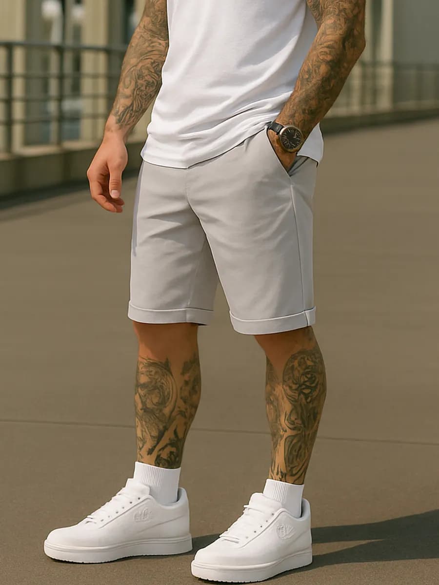 Шорты летние джинсовые классические