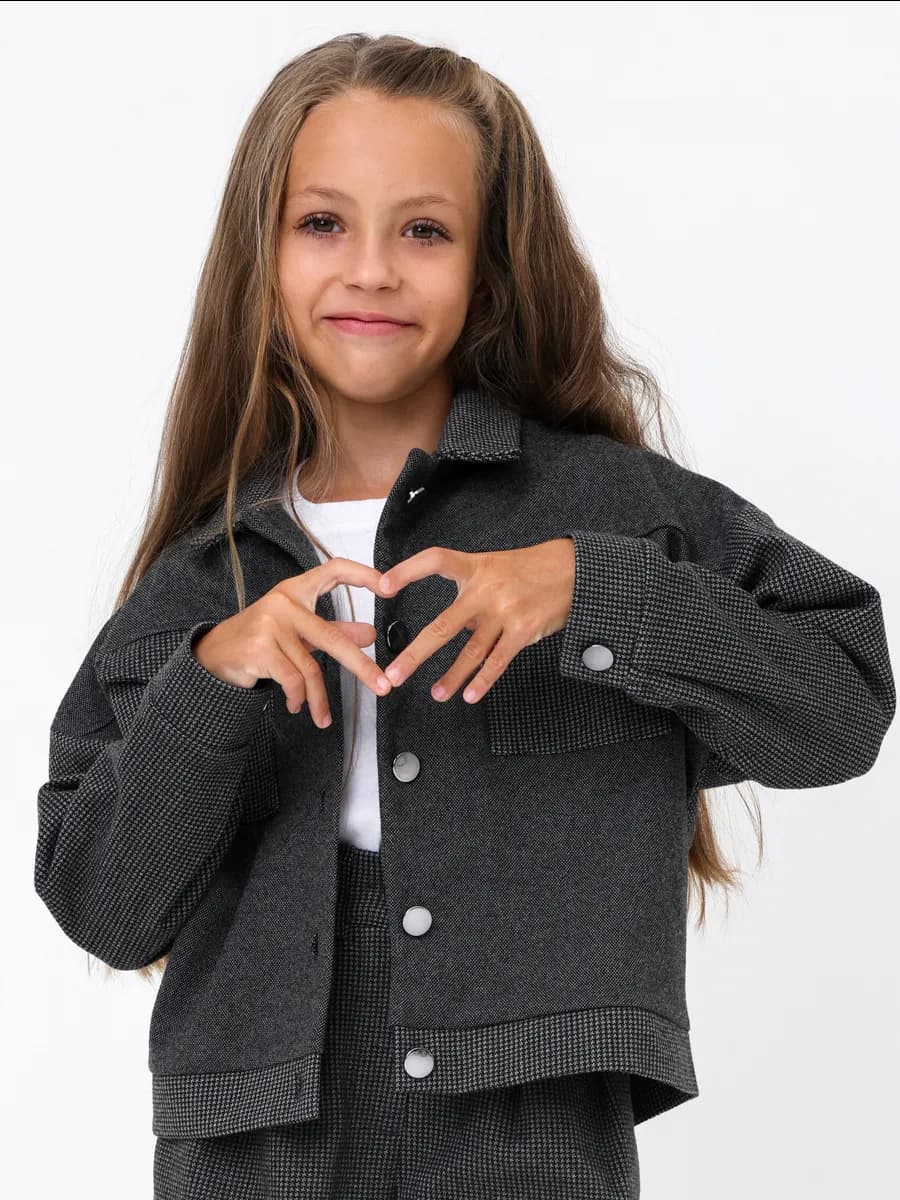 Жакет Пиджак Бомбер тёплый детский