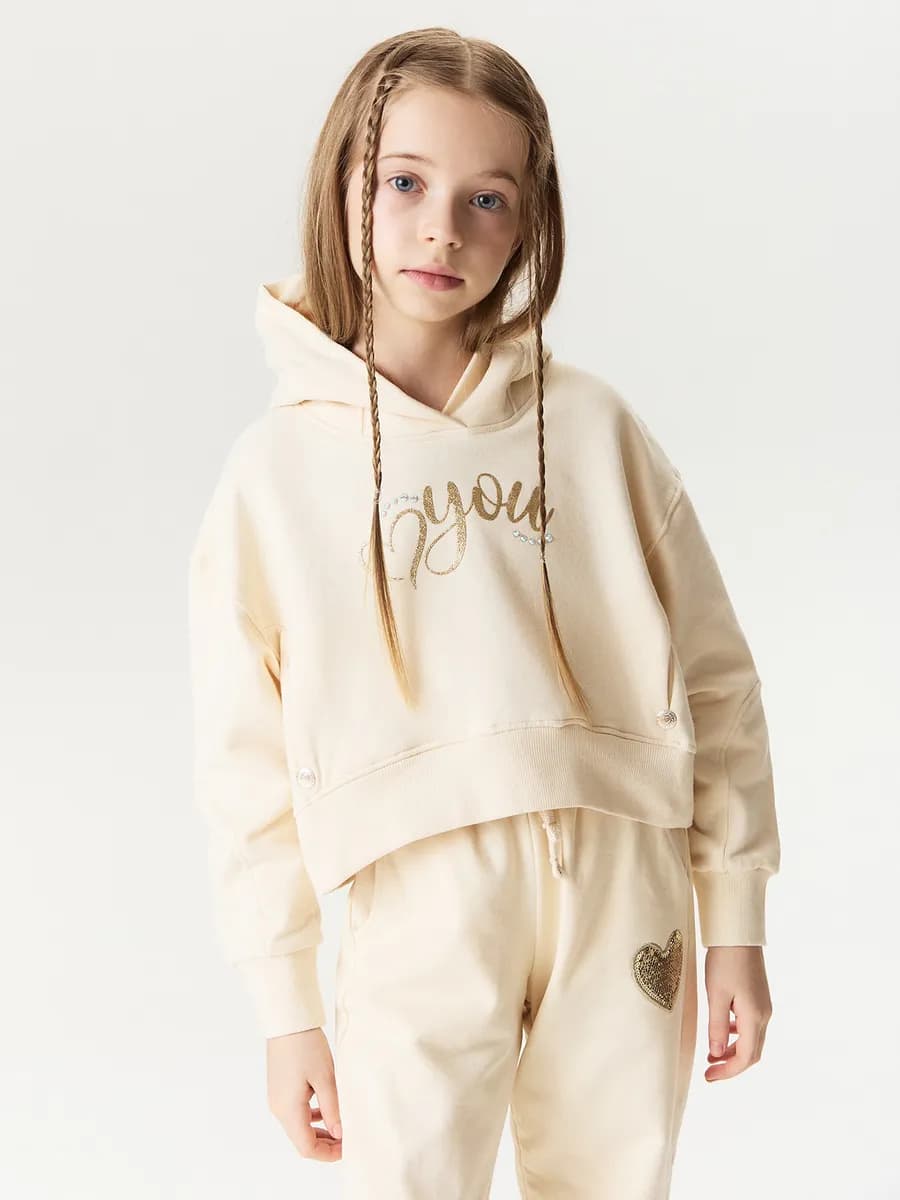 Худи с капюшоном и начесом оверсайз