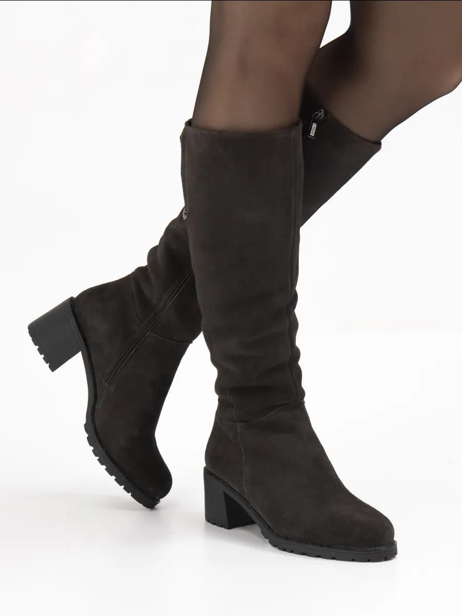 O'SHADE Сапоги женские зимние коричневые