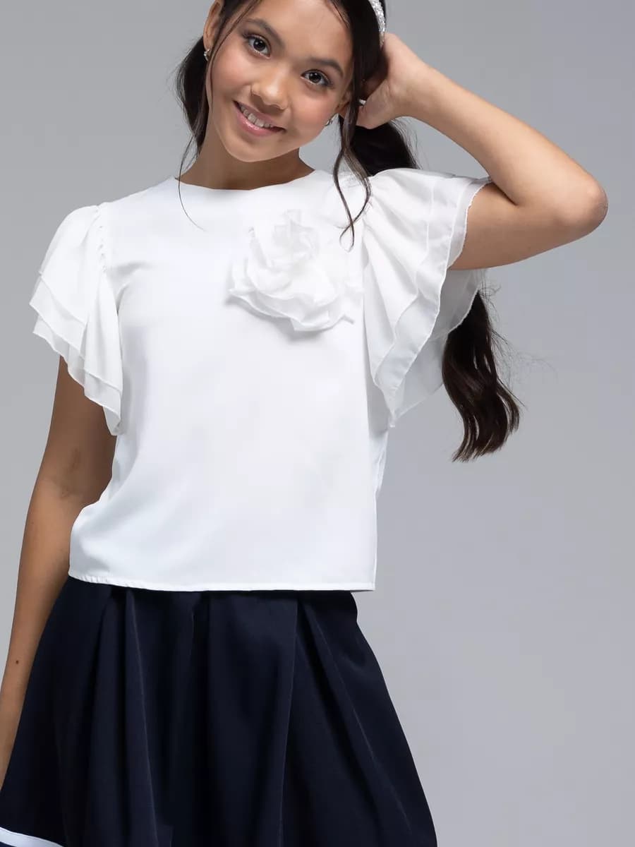 Блузка школьная нарядная