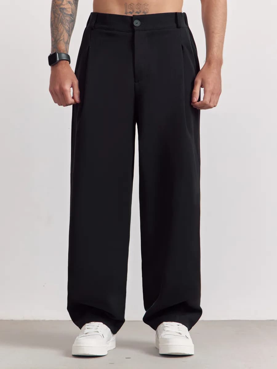 Брюки классические свободные широкие оверсайз