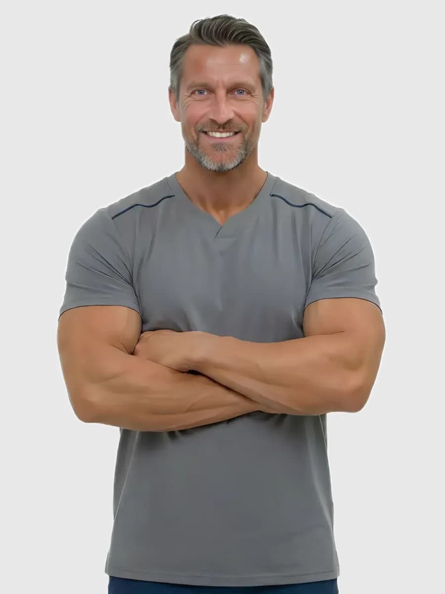 Футболка оверсайз больших размеров поло хлопок летняя - фото 1