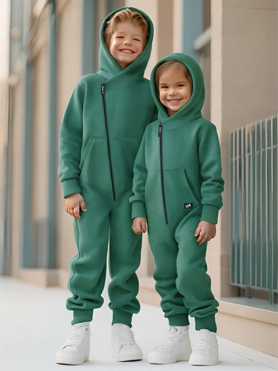 Комбинезон детский с начесом теплый