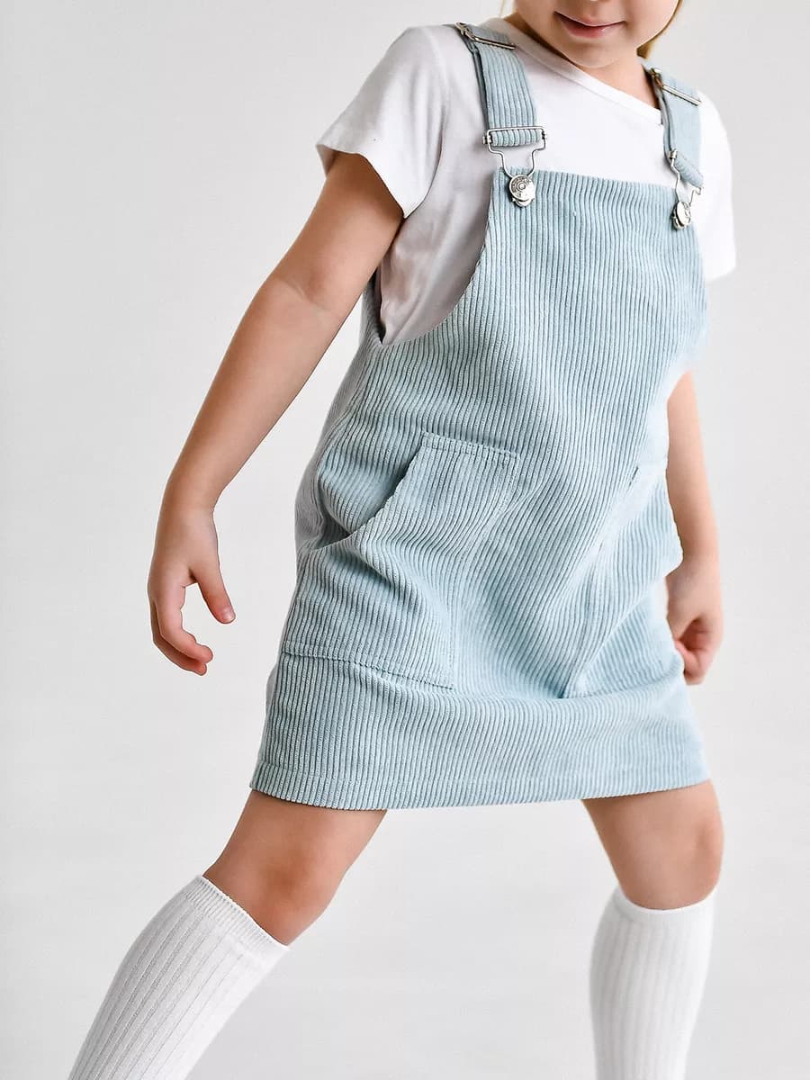 Сарафан вельветовый в садик в школу