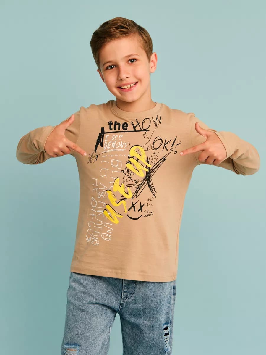 Лонгслив с длинным рукавом (джемпер)