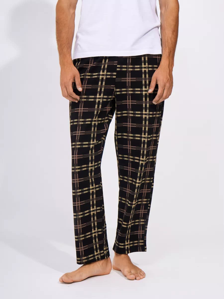 Штаны пижамные домашние уютные хлопок