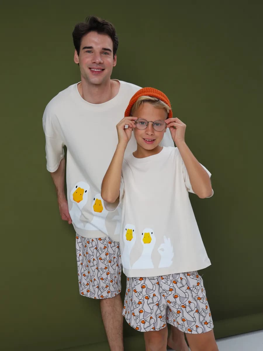 Пижама детская с шортами и футболкой