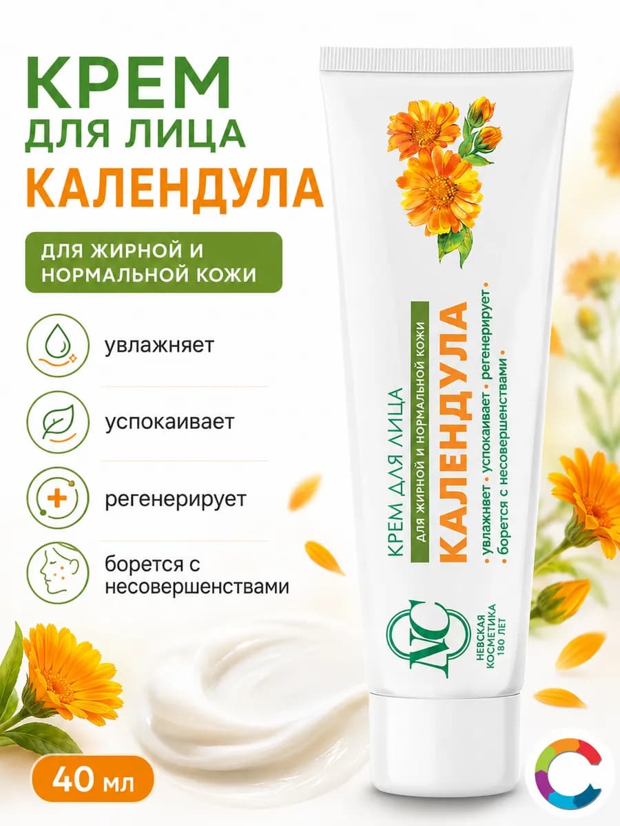 Крем для лица Календула 40мл