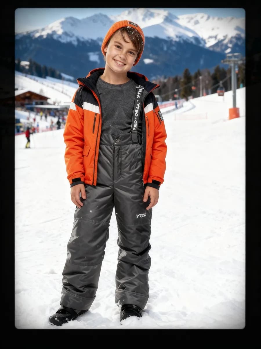 Брюки зимние утепленные болоневые для подростка - фото 1