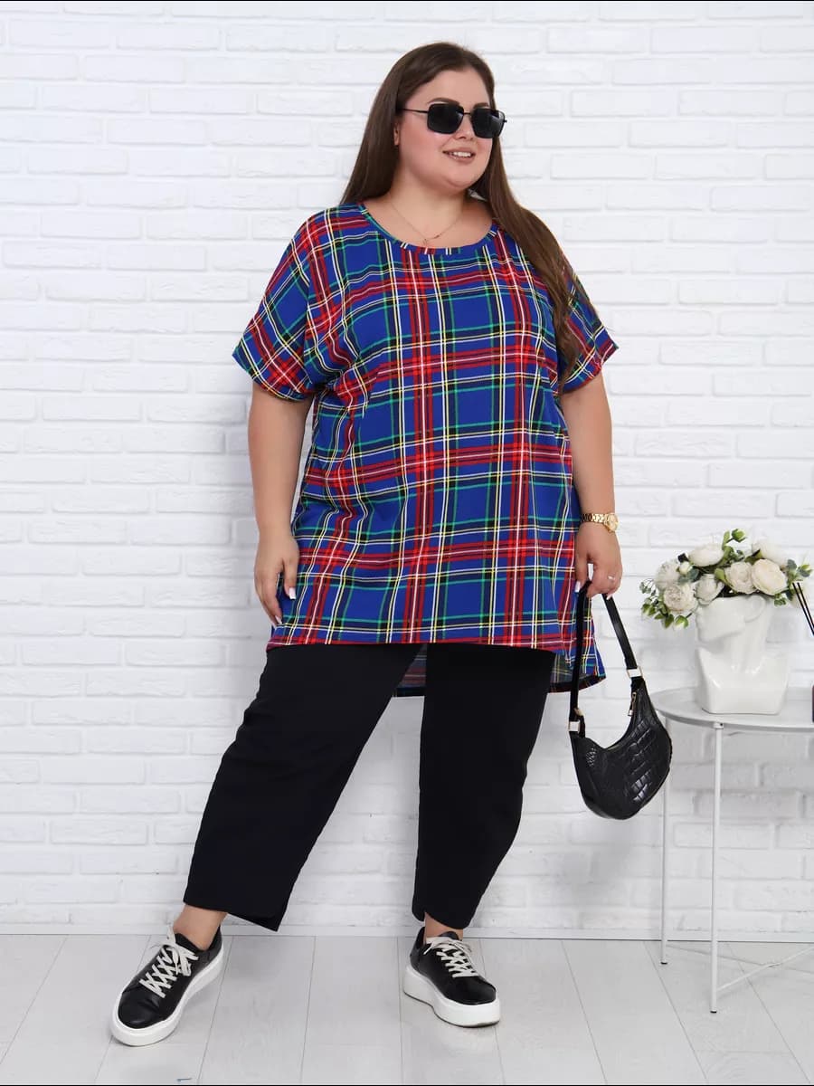 Футболка больших размеров летняя