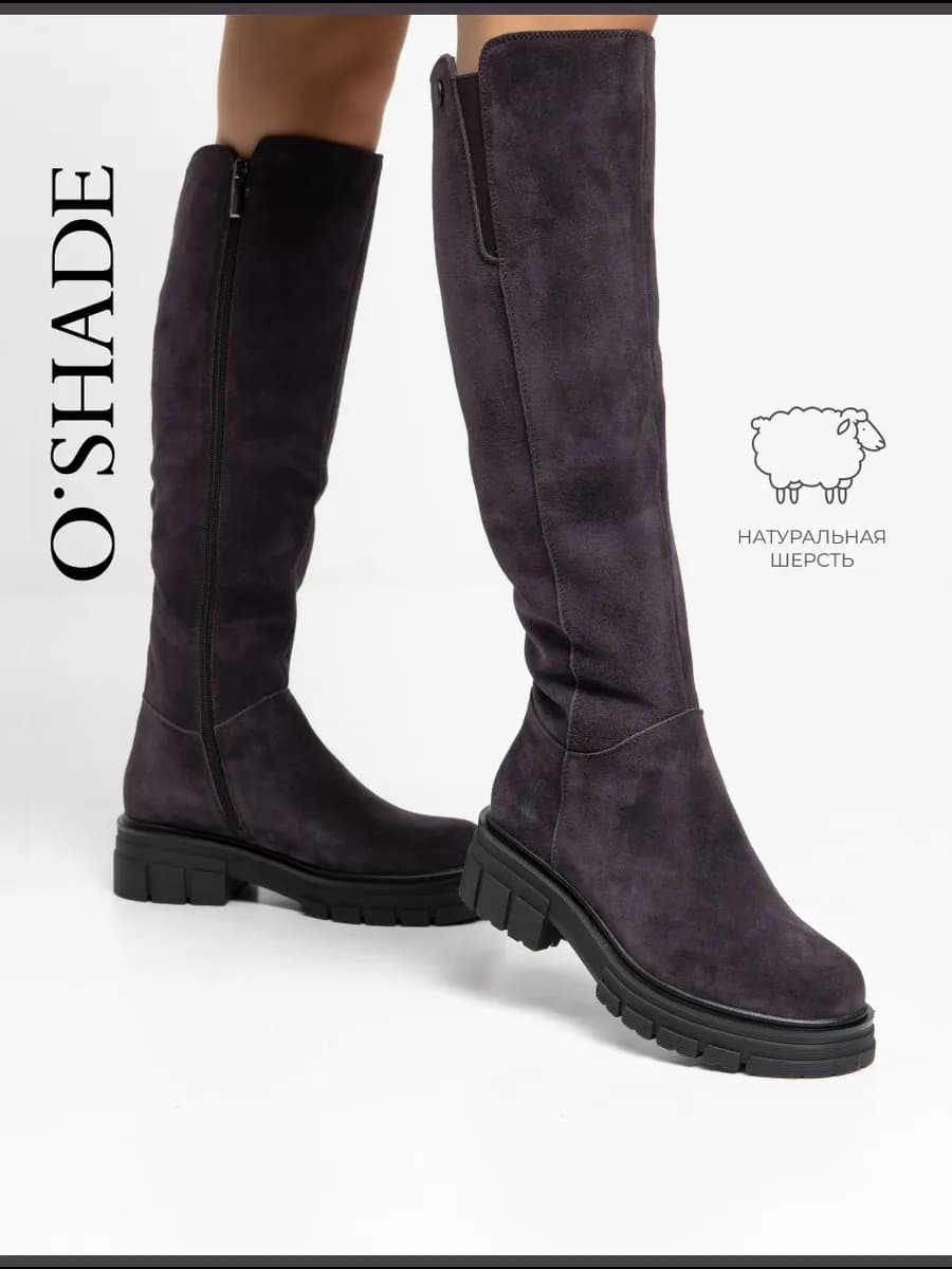 O'SHADE Сапоги женские зимние высокие