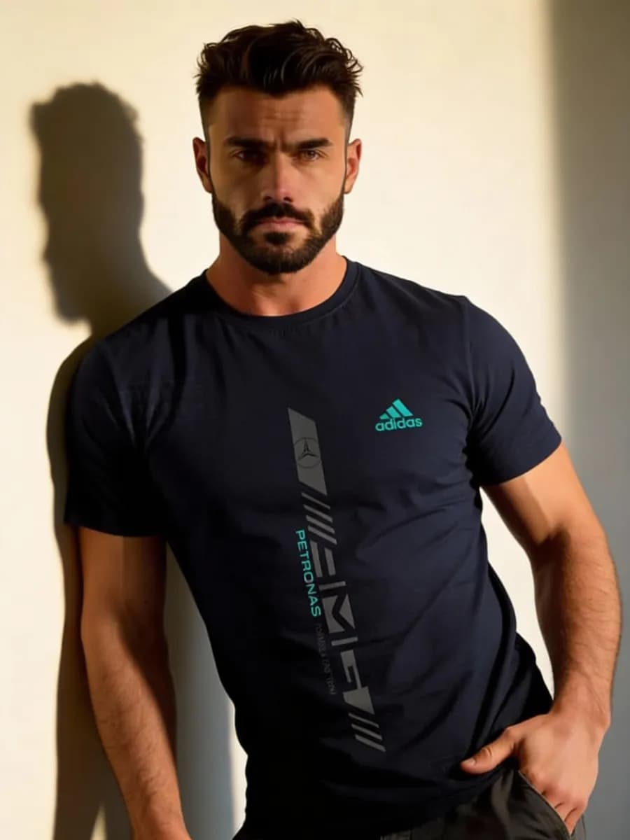 Футболка с принтом хлопок