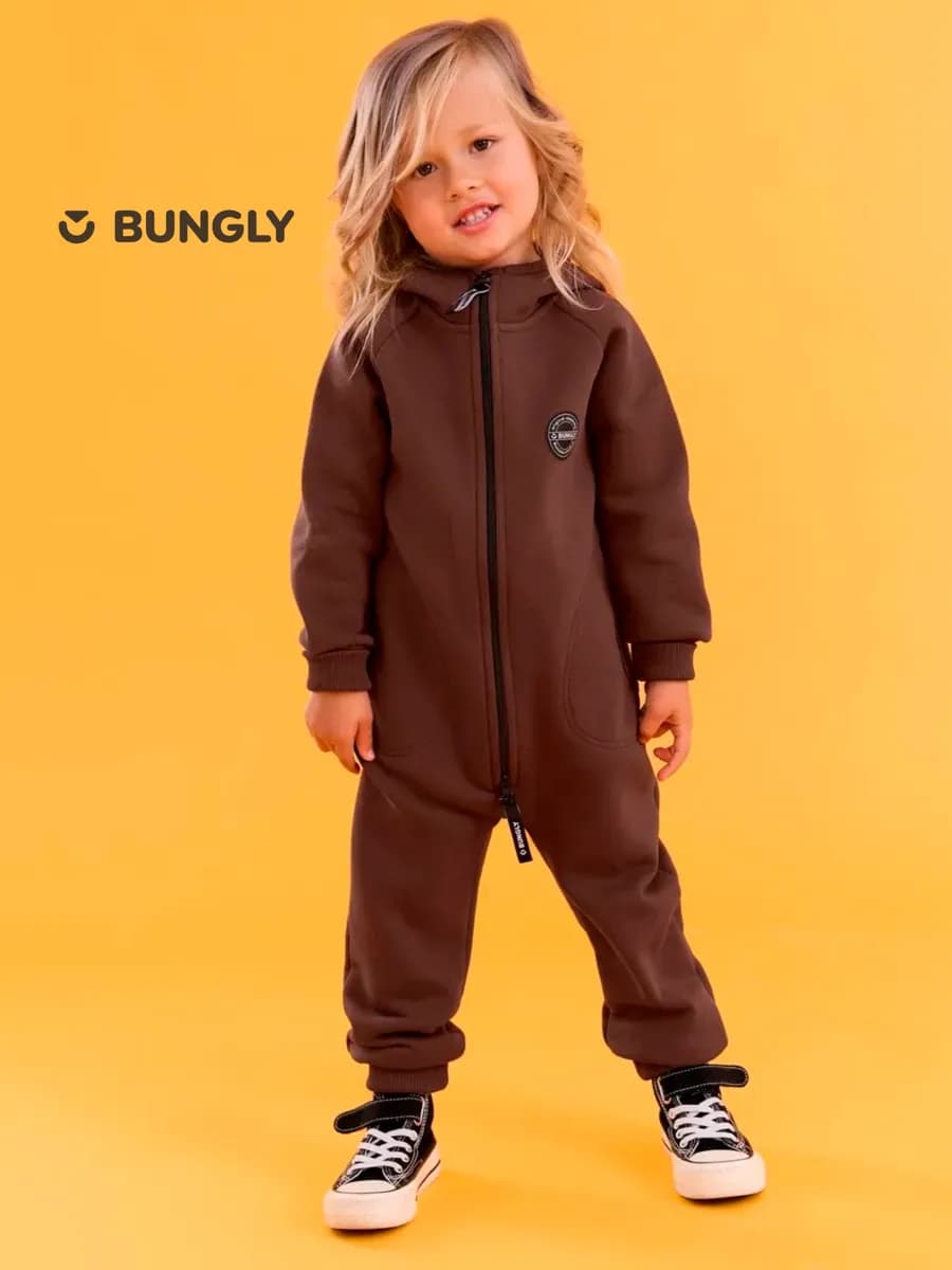 Детский комбинезон утепленный с начесом