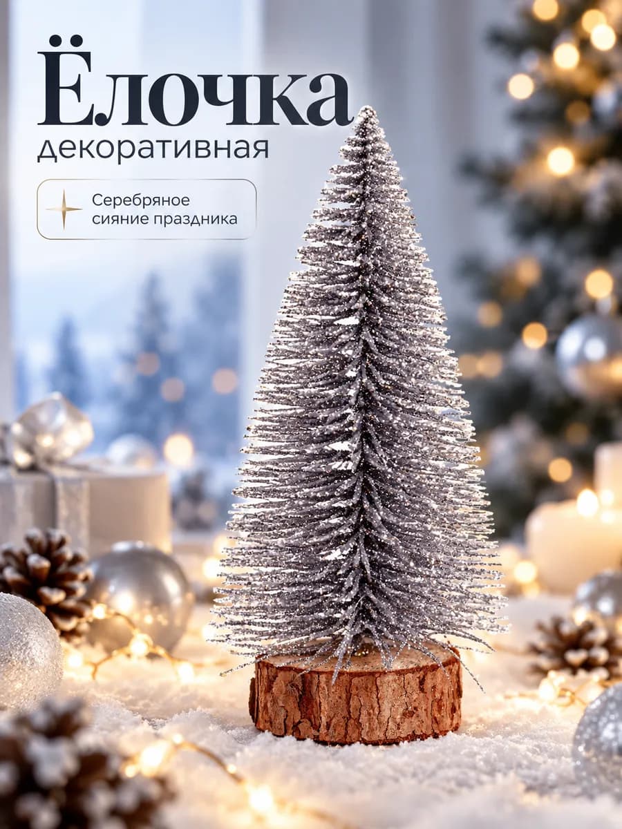 Елка искусственная маленькая настольная