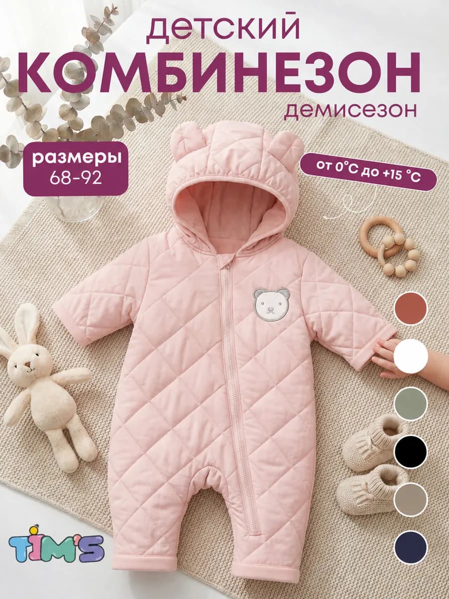Комбинезон для новорожденных осень