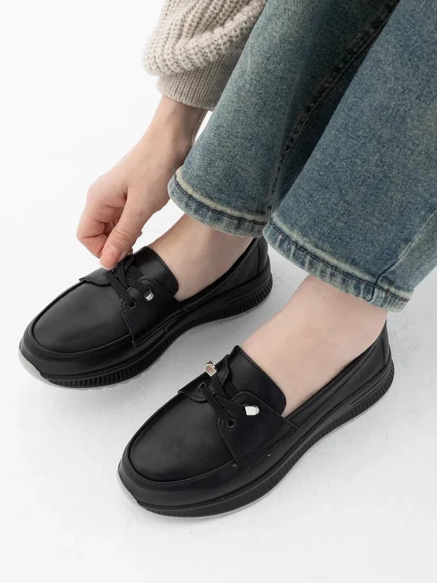 Мокасины летние туфли натуральная кожа топсайдеры - фото 1